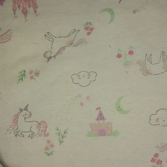 ☆NWT☆Sweet NB Girl ~EMMA'S GARDEN" Unicorn Print Winter Sleep Sack/Blanket Sleep - Picture 10 of 14